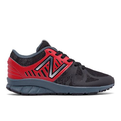New Balance 200 Kids Grade School Running Shoes - Black/red (kj200cvg)