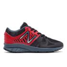 New Balance 200 Kids Grade School Running Shoes - Black/red (kj200cvg)