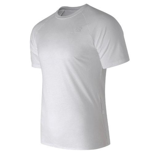 New Balance 71504 Men's 247 Tech Tee - White (mt71504wt)