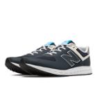 New Balance 574 Fresh Foam Heritage Men's Men S Sport Style Sneakers Shoes - Navy Blue, White (mfl574an)