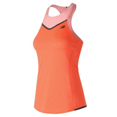 New Balance 71204 Women's Precision Run Tank - Orange (wt71204aoh)