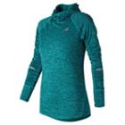 New Balance 73220 Women's Nb Heat Hoodie - Green (wt73220pih)