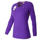 New Balance 53142 Women's United Nyc Half Ls Tee - (wt53142v-ue)