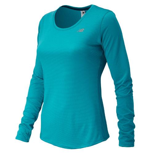 New Balance 53142 Women's Accelerate Long Sleeve - Sea Glass (wt53142sgl)