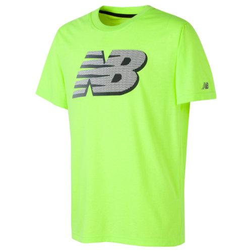 New Balance 12513 Kids' Short Sleeve Graphic Tee - Green (bt12513lmg)