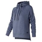 New Balance 73528 Women's Nb Athletics Half Zip Hoodie - Navy (wt73528vdh)