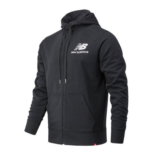 New Balance Men's Nb Essentials Stacked Full Zip Hoodie