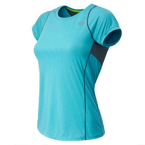 New Balance 4325 Women's Accelerate Short Sleeve - Paradise, Orca (wrt4325pds)
