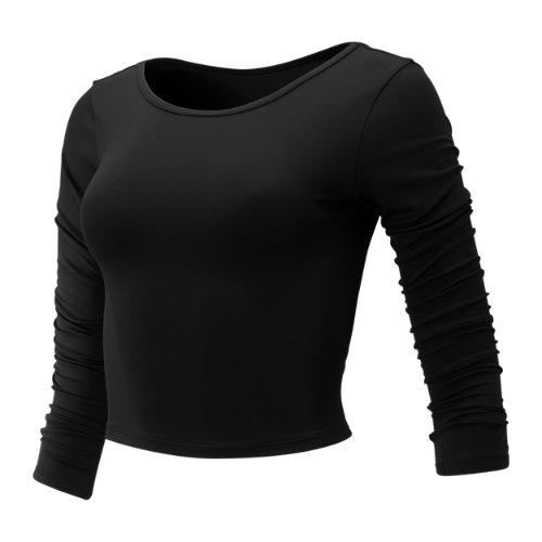 New Balance 93456 Women's Balance Long Sleeve Crop - (wt93456)