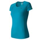 New Balance 63223 Women's Nb Ice Short Sleeve - Blue (wt63223dnb)