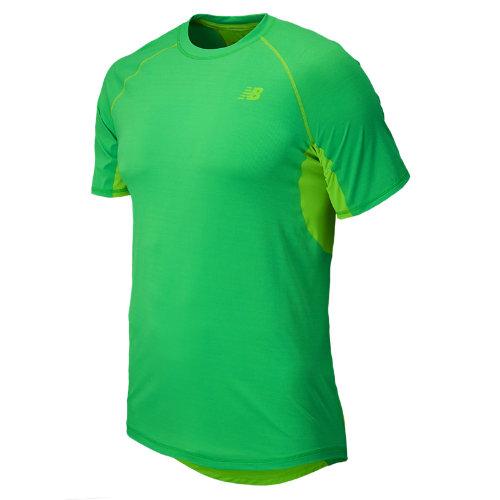 New Balance 5103 Men's Ultra Short Sleeve - Acidic Green Heather, Chemical Green (mrt5103ach)