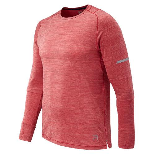 New Balance 73263 Men's J.crew Seasonless Long Sleeve Tee - Red (jmt73263tdh)