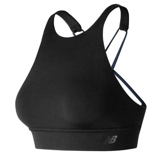 New Balance 71451 Women's Studio Crop Top - Black (wt71451bk)