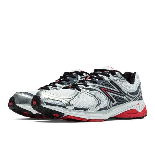 New Balance 940v2 Men's Stability And Motion Control Shoes - Steel, Velocity Red (m940sr2)