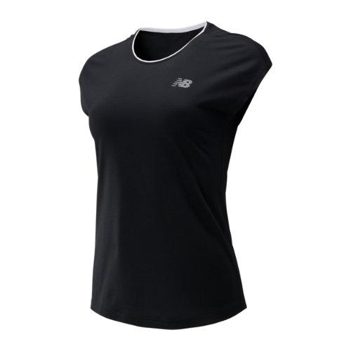 New Balance 93443 Women's Rally Cap Sleeve - Black (wt93443bk)