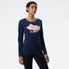 New Balance Women's United Airlines Nyc Half Skyline Long Sleeve