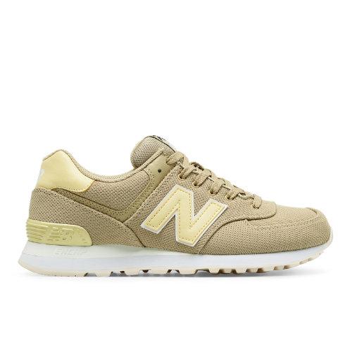 New Balance 574 Miami Palms Women's 574 Shoes - Tan/off White (wl574mia)