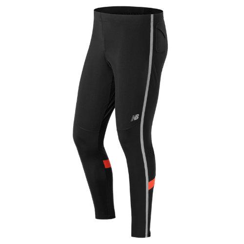 New Balance 53208 Men's Beacon Tight - Black, Flame (mp53208bk)