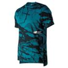 New Balance 91054 Men's Printed R.w.t. Heathertech Tee - (mt91054)