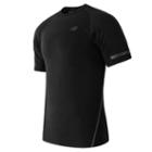 New Balance 61021 Men's Trinamic Short Sleeve Top - Black (mt61021bk)