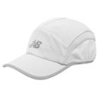 New Balance Men's & Women's 5 Panel Performance Hat - White, Silver Mink (500012wt)
