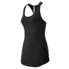 New Balance 53124 Women's Fashion Tank - Black Heather (wt53124bkh)
