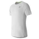 New Balance 61218 Men's Precision Run Short Sleeve - White (mt61218wt)