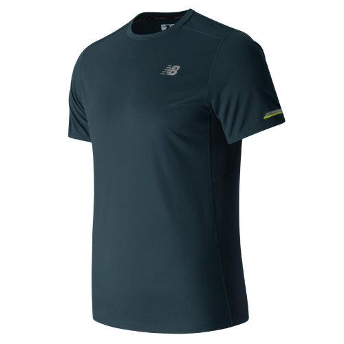 New Balance 63223 Men's Nb Ice Short Sleeve - Navy (mt63223gxy)