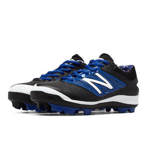 New Balance Rubber 4040v3 Kids Sports Shoes - Black/blue (j4040bb3)