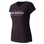 New Balance 63522 Women's Grid Tee - Purple (wt63522frg)
