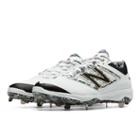 New Balance Pedroia Metal 4040v3 Men's Recently Reduced Shoes - White/grey (l4040pw3)