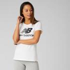 New Balance Womens Nb Essentials Stacked Logo Tee