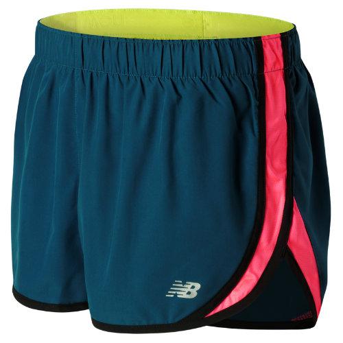 New Balance 53145 Women's Accelerate 2.5 Inch Short - Blue/yellow (ws53145csy)