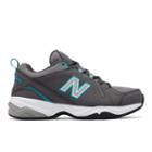 New Balance 608v4 Women's Everyday Trainers Shoes - Grey/green (wx608hh4)