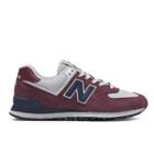 New Balance 574 Men's 574 Shoes - Red/navy (ml574esw)