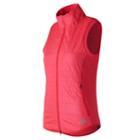 New Balance 73105 Women's Nb Heat Hybrid Vest - Red (wv73105enr)