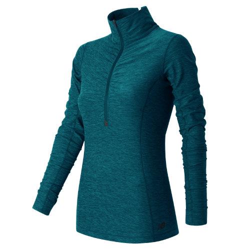 New Balance 53110 Women's In Transit Half Zip - Blue (wt53110cch)