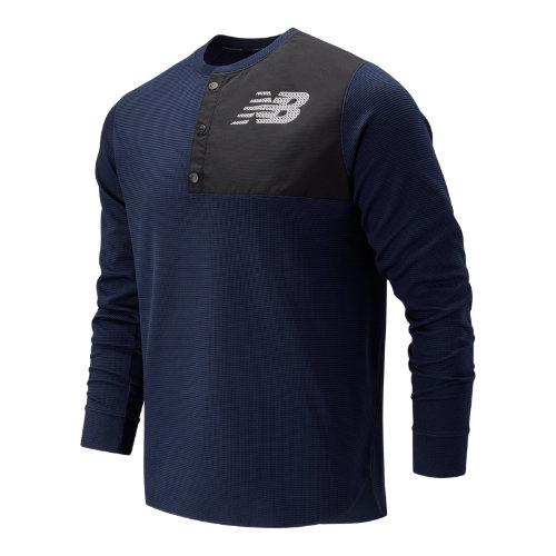 New Balance 93712 Men's Asym Baseball Henley - (mt93712)
