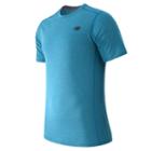 New Balance 61034 Men's Pindot Flux Short Sleeve - Blue (mt61034bda)