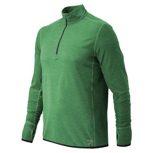New Balance 71092 Men's J.crew N Transit Quarter Zip - Green (mt71092ngh)