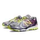 New Balance 1080v4 Women's Running Shoes - Silver, Purple, Yellow (w1080sg4)