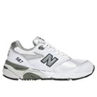 New Balance 587 Women's Stability And Motion Control Shoes - White, Grey (w587wb)