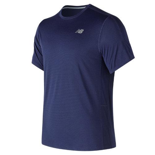 New Balance 73061 Men's Accelerate Short Sleeve - Navy (mt73061pgm)
