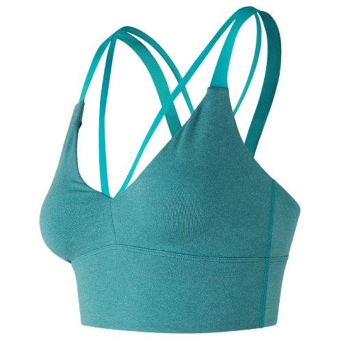 New Balance 73456 Women's Strappy Crop Top - Green (wt73456pih)