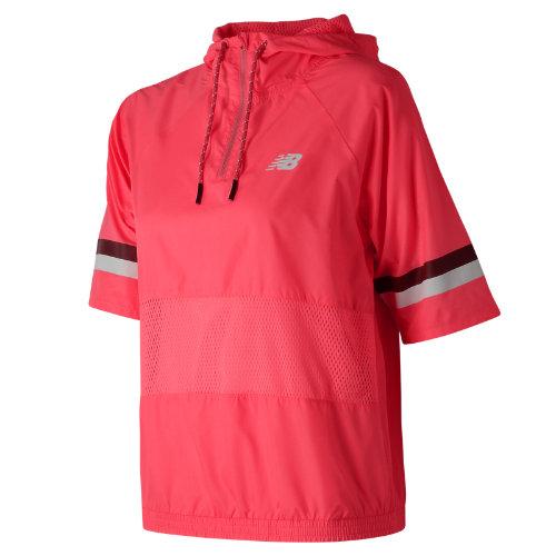 New Balance 81532 Women's Nb Athletics Short Sleeve Windbreaker Pull Over - (wt81532)