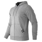 New Balance 53515 Men's Full Zip Fleece Hoodie - Grey (mj53515ag)
