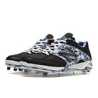 New Balance Pedroia Low-cut 4040v2 Metal Cleat Men's Low-cut Cleats Shoes - Black, Blue, White (l4040pb2)