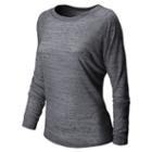 New Balance 5175 Women's Inspire Pullover - Anthracite Heather (wft5175ath)