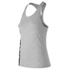 New Balance 73126 Women's Graphic Heather Tech Racerback - Grey (wt73126ag)