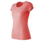 New Balance 53141 Women's Accelerate Short Sleeve - Pink (wt53141bes)